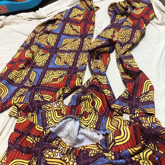 African Print Ankara Multiway Romper - Picture 3 of 10